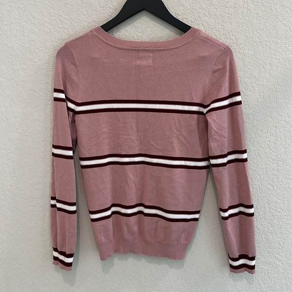 Hippie Rose Long sleeve cotton  V neck sweater size M - Picture 5 of 7